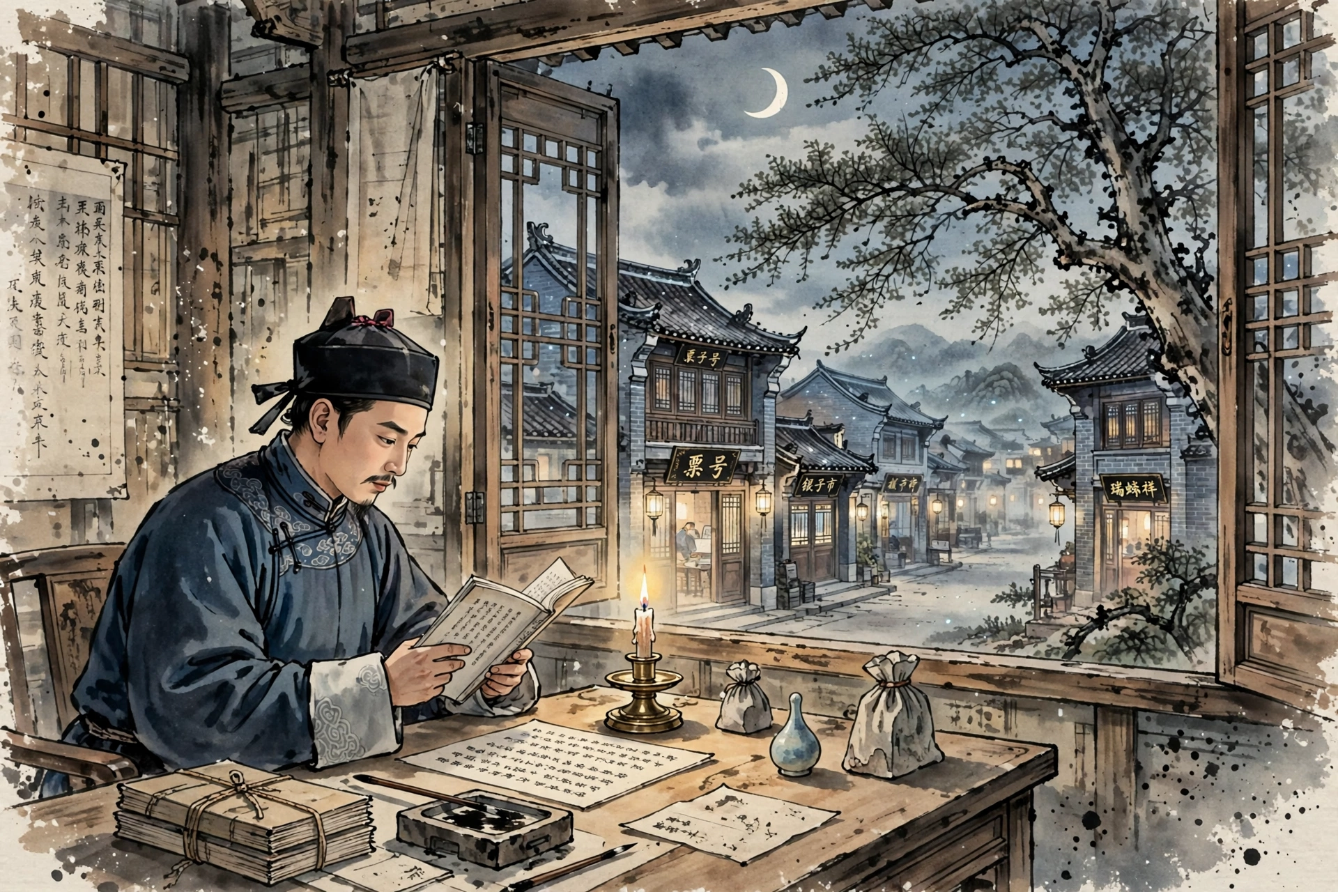 淄博聊斋插画